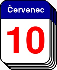 10. ervenec - Kdo kdy slav svtek, jmeniny? 