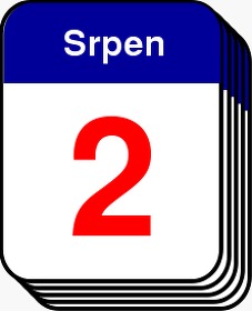 2. srpen - Kdo kdy slav svtek, jmeniny? 