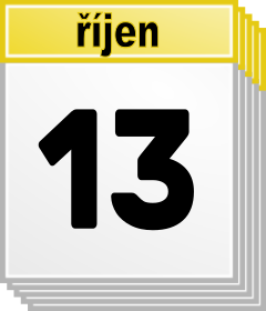 13. ��jen - Kdo kdy slav� sv�tek, jmeniny? 