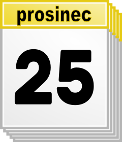 25. prosinec - Kdo kdy slav svtek, jmeniny? 