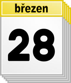 28. bezen - Kdo kdy slav svtek, jmeniny? 