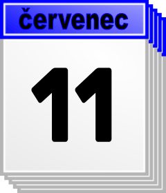 11. ervenec - Kdo kdy slav svtek, jmeniny? 