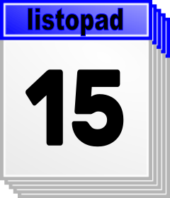 15. listopad - Kdo kdy slav svtek, jmeniny? 
