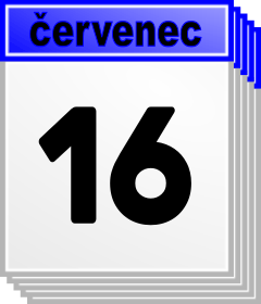 16. ervenec - Kdo kdy slav svtek, jmeniny? 