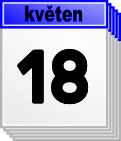 18. kvten - Kdo kdy slav svtek, jmeniny? 