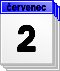 2. ervenec - Kdo kdy slav svtek, jmeniny? 