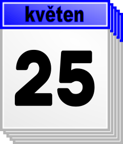 25. kvten - Kdo kdy slav svtek, jmeniny? 