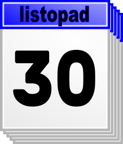 30. listopad - Kdo kdy slav svtek, jmeniny? 