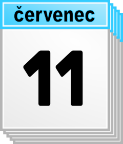 11. ervenec - Kdo kdy slav svtek, jmeniny? 