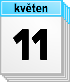 11. kvten - Kdo kdy slav svtek, jmeniny? 