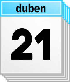 21. duben - Kdo kdy slav svtek, jmeniny? 