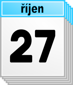 27. jen - Kdo kdy slav svtek, jmeniny? 
