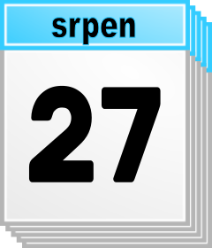 27. srpen - Kdo kdy slav svtek, jmeniny? 