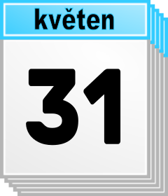 31. kvten - Kdo kdy slav svtek, jmeniny? 
