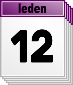 12. leden - Kdo kdy slav svtek, jmeniny? 
