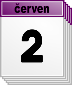 2. erven - Kdo kdy slav svtek, jmeniny? 