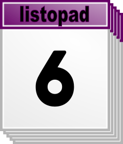 6. listopad - Kdo kdy slav svtek, jmeniny? 