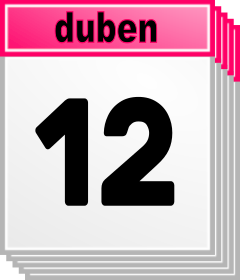 12. duben - Kdo kdy slav svtek, jmeniny? 