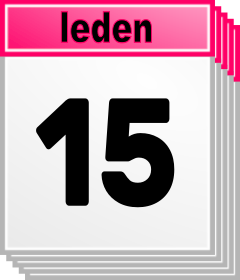 15. leden - Kdo kdy slav svtek, jmeniny? 