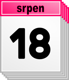 18. srpen - Kdo kdy slav svtek, jmeniny? 