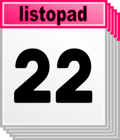 22. listopad - Kdo kdy slav svtek, jmeniny? 