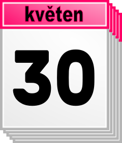 30. kvten - Kdo kdy slav svtek, jmeniny? 