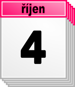 4. jen - Kdo kdy slav svtek, jmeniny? 