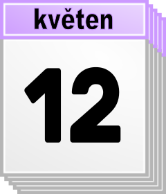 12. kvten - Kdo kdy slav svtek, jmeniny? 