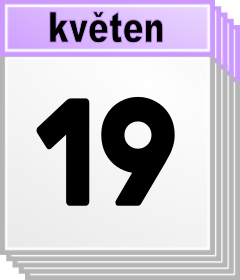 19. kvten - Kdo kdy slav svtek, jmeniny? 