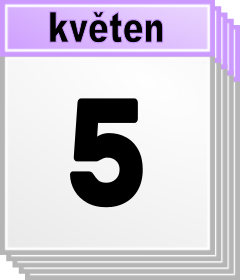 5. kvten - Kdo kdy slav svtek, jmeniny? 