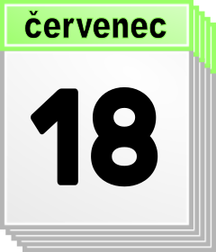 18. ervenec - Kdo kdy slav svtek, jmeniny? 