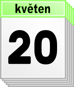 20. kvten - Kdo kdy slav svtek, jmeniny? 