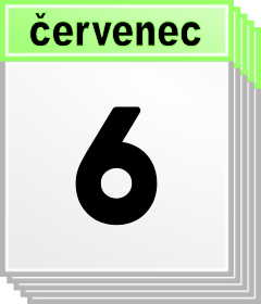 6. ervenec - Kdo kdy slav svtek, jmeniny? 