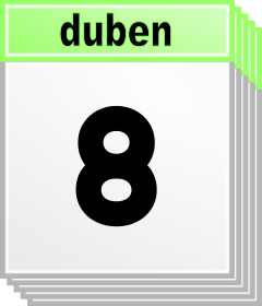 8. duben - Kdo kdy slav svtek, jmeniny? 